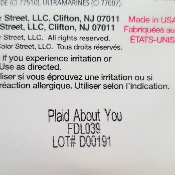 Color Street Plaid About You - Picture 3 of 3